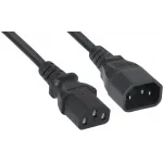 Шнур питания Cabeus PC-189-VDE-1.0-3M C13-С14 проводник.:3x1мм2 3м