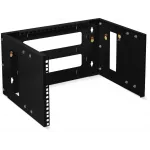 Кронштейн телекоммуникационный Cabeus NC-6U-BK настен. регул.глуб. 6U 19" 450мм нагр.:15кг черный