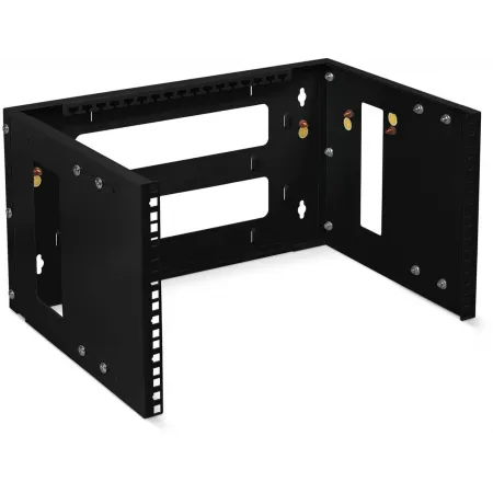 Кронштейн телекоммуникационный Cabeus NC-6U-BK настен. регул.глуб. 6U 19" 450мм нагр.:15кг черный