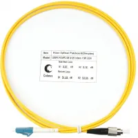 Патч-корд Cabeus FOP(S)-9-LC-FC-1,5M 1x9/125 OS2 LC-FC 1.5м LSZH желтый