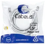 Патч-корд Cabeus PC-FTP-RJ45-CAT.5E-10M-LSZH F/UTP RJ-45 вил.-вилка RJ-45 кат.5E 10м серый LSZH