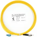 Патч-корд Cabeus FOP(S)-9-LC-FC-3M 1x9/125 OS2 LC-FC 3м LSZH желтый