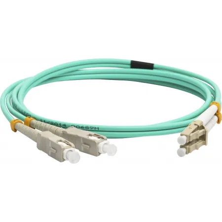 Патч-корд Lanmaster LAN-2LC-2SC/OM3-5.0 2x50/125 OM3 LC дуплекс-SC дуплекс 5м LSZH