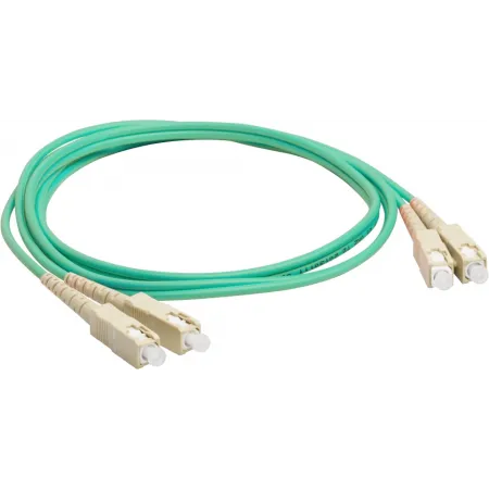 Патч-корд Lanmaster LAN-2SC-2SC/OM3-3.0 2x50/125 OM3 SC дуплекс-SC дуплекс 3м LSZH