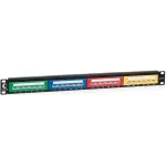 Патч-панель Cabeus PLCOL-24-Cat.5e-Dual 19" 1U 24xRJ45 кат.5E UTP