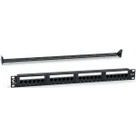 Патч-панель Cabeus PL-24-CAT.6-DUAL 19" 1U 24xRJ45 кат.6 UTP