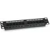 Патч-панель Cabeus PL-12-CAT.5E 10"-DUAL 10" 1U 12xRJ45 кат.5E UTP