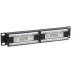 Патч-панель Cabeus PL-12-CAT.5E 10"-DUAL 10" 1U 12xRJ45 кат.5E UTP