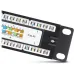 Патч-панель Cabeus PL-12-CAT.5E 10"-DUAL 10" 1U 12xRJ45 кат.5E UTP
