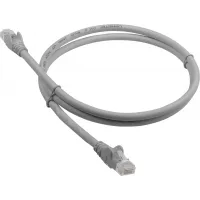 Патч-корд Lanmaster LAN-PC45/U6-0.3-GY UTP RJ-45 вил. кат.6 0.3м серый LSZH