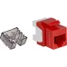 Модуль Lanmaster LAN-OK45U6/180N-RD Keystone RJ45 кат.6 крас. Модуль Lanmaster LAN-OK45U6/180N-RD Keystone RJ45 кат.6 крас.