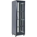 Шкаф серверный Rexant (04-4268-232) напольный 42U 600x800мм пер.дв.перфор. задн.дв.перфор. черный 2055мм