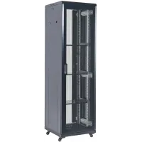Шкаф серверный Rexant (04-4268-232) напольный 42U 600x800мм пер.дв.перфор. задн.дв.перфор. черный 2055мм