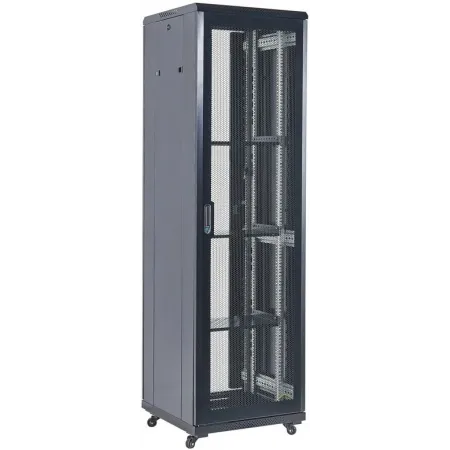Шкаф серверный Rexant (04-4268-232) напольный 42U 600x800мм пер.дв.перфор. задн.дв.перфор. черный 2055мм