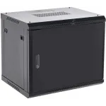 Шкаф коммутационный Rexant (04-1266-122) настенный 12U 600x600мм пер.дв.металл черный Шкаф коммутационный Rexant (04-1266-122) настенный 12U 600x600мм пер.дв.металл черный