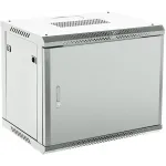 Шкаф коммутационный Rexant (04-0964-121) настенный 9U 450x600мм пер.дв.металл серый