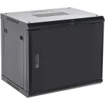 Шкаф коммутационный Rexant (04-0966-122) настенный 9U 600x600мм пер.дв.металл черный