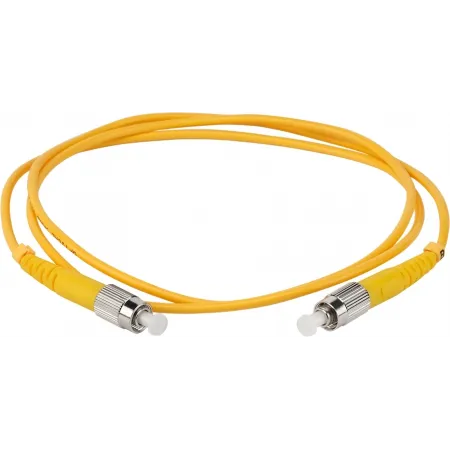 Патч-корд Lanmaster TWT-2FC-2FC/SU-5.0 2x9/125 OS2 FC дуплекс UPC-FC дуплекс UPC 5м ПВХ желтый
