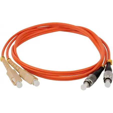 Патч-корд Lanmaster TWT-2FC-2SC/OM2-3.0 2x50/125 OM2 FC дуплекс-SC дуплекс 2м ПВХ оранжевый
