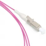 Пигтейл Cabeus PT-LC-50-OM4 1x50/125 OM4 LC 1.5м LSZH розовый
