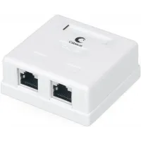 Розетка Cabeus WS-8P8C-CAT.5E-SH-2 комп.RJ45 кат.5E бронз.