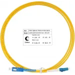 Патч-корд Cabeus FOP(S)-9-LC-SC-1,5M 1x9/125 OS2 LC-SC 1.5м LSZH желтый