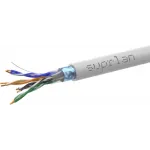 Кабель сетевой информационный Suprlan Premium 01-1032-1 кат.5E FTP 4 пары 24AWG LSZH внутренний 305м серый Кабель сетевой информационный Suprlan Premium 01-1032-1 кат.5E FTP 4 пары 24AWG LSZH внутренний 305м серый
