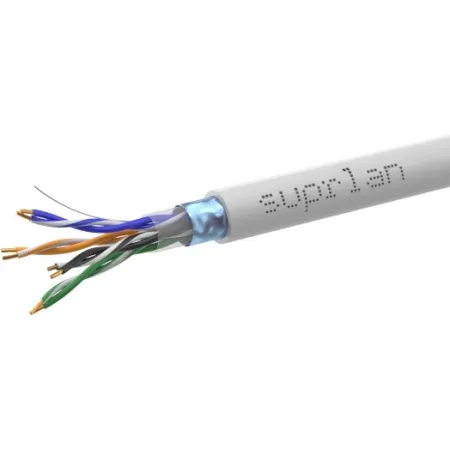 Кабель сетевой информационный Suprlan Premium 01-1032-1 кат.5E FTP 4 пары 24AWG LSZH внутренний 305м серый