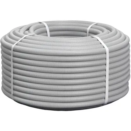 Труба гофр. гибкая ПВХ NTSS NTSS-TGS20 внеш.D=20мм 100м сер.