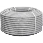 Труба гофр. гибкая ПВХ NTSS NTSS-TGS25 внеш.D=25мм 50м сер.