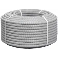 Труба гофр. гибкая ПВХ NTSS NTSS-TGS32 внеш.D=32мм 25м сер.