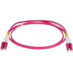Патч-корд Lanmaster LAN-2LC-2LC/OM4/SL-5.0 2x50/125 OM4 LC дуплекс-LC дуплекс 5м LSZH