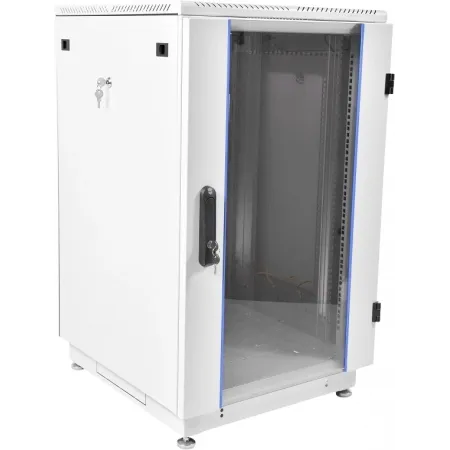 Шкаф коммутационный ЦМО (ШТК-М-30.6.6-1ААА) напольный 30U 600x625мм пер.дв.стекл задн.дв.спл.стал.лист 2 бок.пан. направл.под закл.гайки 900кг серый 455мм 75кг 180град. 1515мм