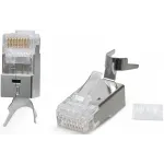 Коннектор Cabeus (8P8C-SH-C7(1.5)-TWP) кат.6A RJ45 серебристый