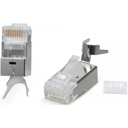 Коннектор Cabeus (8P8C-SH-C7(1.5)-TWP) кат.6A RJ45 серебристый