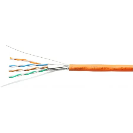 Кабель информационный Cabeus STP-4P-CAT.6A-SOLID-IN-LSZH кат.6A U/FTP 4 пары 0.55AWG LSZH внутренний 305м оранжевый Кабель информационный Cabeus STP-4P-CAT.6A-SOLID-IN-LSZH кат.6A U/FTP 4 пары 0.55AWG LSZH внутренний 305м оранжевый