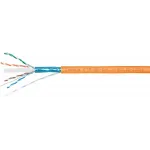 Кабель информационный Cabeus FTP-4P-CAT.6-SOLID-LSZH кат.6 SF/UTP 4 пары 0.55AWG LSZH внутренний 305м оранжевый