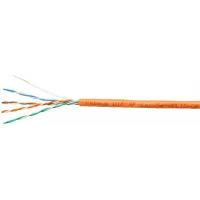 Кабель информационный Cabeus UTP-4P-CAT.5E-SOLID-OR кат.5E U/UTP 4 пары 24AWG PVC внутренний 305м оранжевый