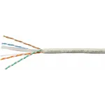 Кабель Cabeus UTP-4P-CAT.6-SOLID-LSZH-GY кат.6 U/UTP 4 пары LSZH внутренний 305м серый