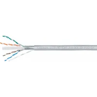 Кабель информационный Cabeus UTP-4P-CAT.6A-SOLID-PVC-GY кат.6A U/UTP 4 пары PVC внутренний 305м серый