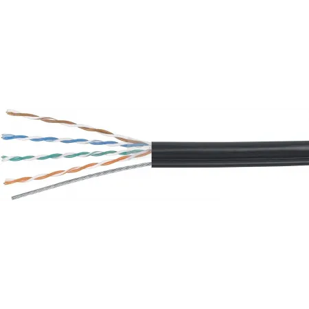 Кабель информационный Cabeus UTP-4P-Cat.5e-SOLID-OUT-PE-UV-100 кат.5E U/UTP 4 пары PE внешний 100м черный Кабель информационный Cabeus UTP-4P-Cat.5e-SOLID-OUT-PE-UV-100 кат.5E U/UTP 4 пары PE внешний 100м черный