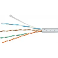 Кабель информационный Cabeus UTP-4P-Cat.5e-SOLID-LSZH-WH-100 кат.5E U/UTP 4 пары LSZH внутренний 100м белый Кабель информационный Cabeus UTP-4P-Cat.5e-SOLID-LSZH-WH-100 кат.5E U/UTP 4 пары LSZH внутренний 100м белый