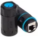 Адаптер Rexant 02-0283 проходной RJ45 кат.6 FTP син.