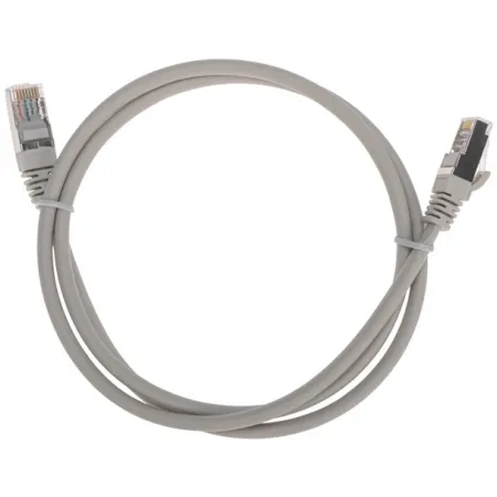 Патч-корд Rexant 02-0110-1 F/UTP RJ-45 вил.-вилка RJ-45 кат.5E 1м серый LSZH