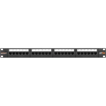 Патч-панель Nikomax NMC-RP24UD2-1U-BK 19" 1U 24xRJ45 кат.5E UTP