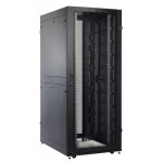 Шкаф серверный ЦМО (ШТК-СП-42.8.12-48АА-9005) напольный 42U 800x1190мм пер.дв.перфор. задн.дв.перфор.2-хст. 2 бок.пан. направл.под закл.гайки 1350кг черный 890мм 174кг 120град. 1950мм IP20 сталь