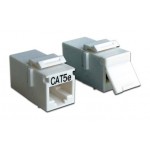 Повторитель портов Lanmaster LAN-KCP45U5E-WH Keystone RJ45 кат.5E бел. (упак.:1шт)