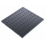 Полка стационарная ЦМО СВ-45-9005 0.5U нагр.:45кг. 19" 450мм черный (упак.:1шт)