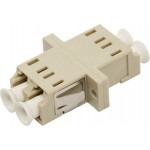 Адаптер Lanmaster LAN-2LC/S-AM-OM3 проходн.SC дупл. 50/125 OM3 аква