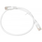 Патч-корд Lanmaster TWT-45-45-0.5-WH UTP RJ-45 вил.-вилка RJ-45 кат.5E 0.5м белый ПВХ (уп.:1шт)